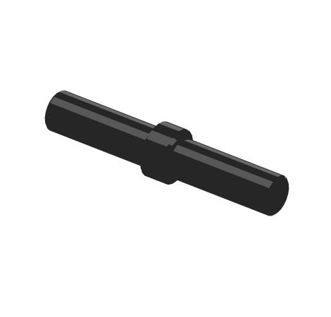 Spojka výplně 12mm BLACK AISI 304